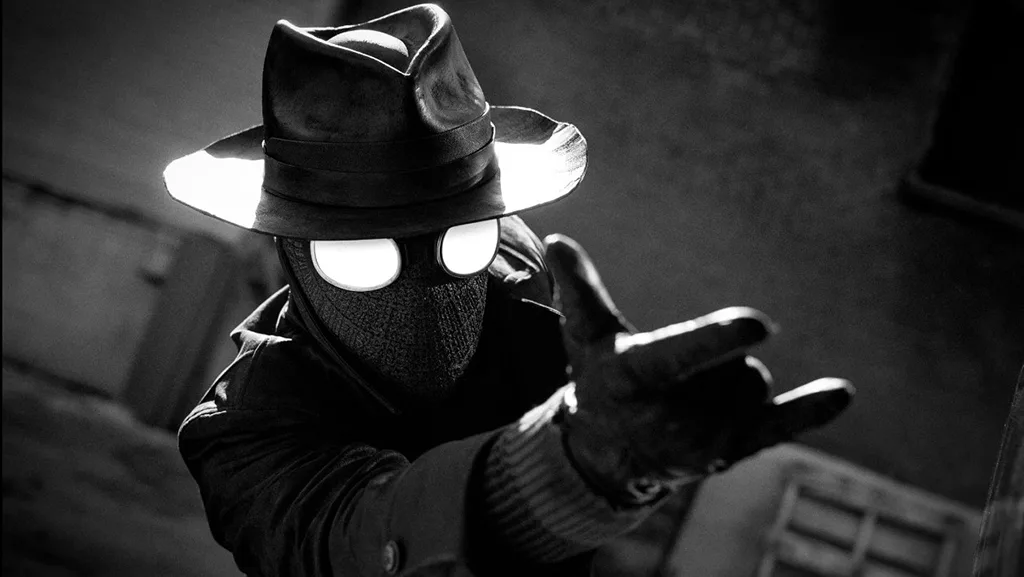 Still of Spider-noir from the Amazon series